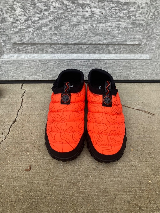 Timberland Green Stride Motion 6 Slip-On Orange Topo Trail Shoes Sz 9 Men NWOB